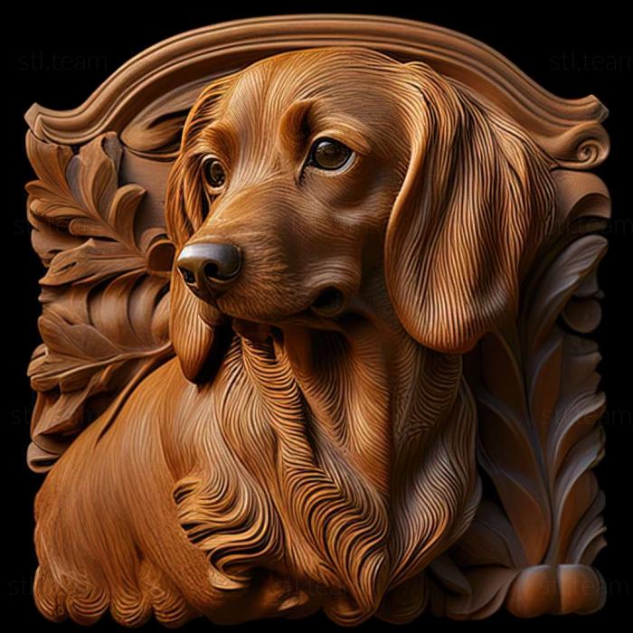 3D model Anglo French Small Hound dog (STL)